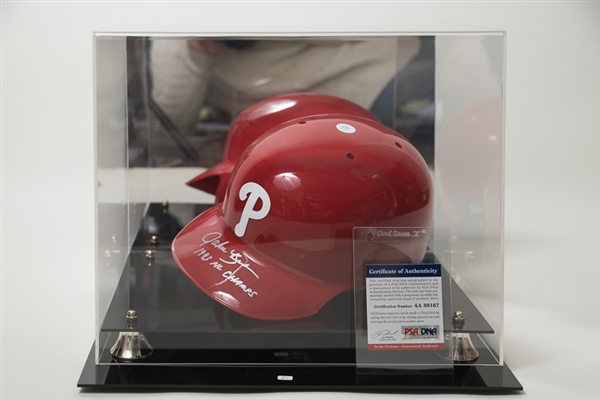 John Kruk Signed & Inscribed Full Size Helmet - PSA/DNA